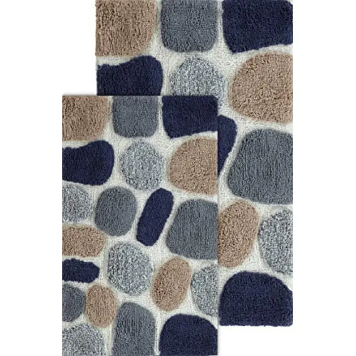 Chesapeake Rug, 21"x34" & 24"x40", Blue Sienna