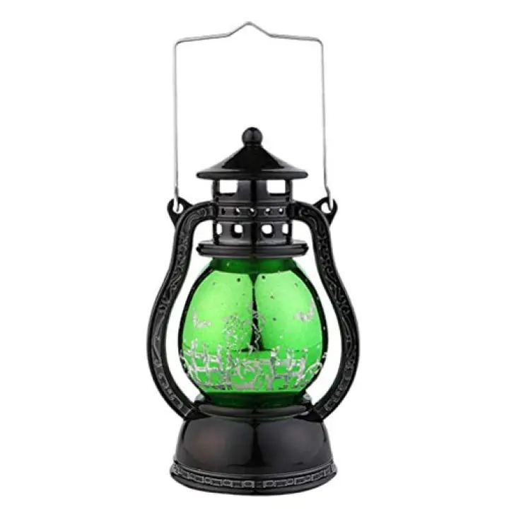 Halloween Night Light LED Lamp Haunted House Props Home Decor Party Favor - Green