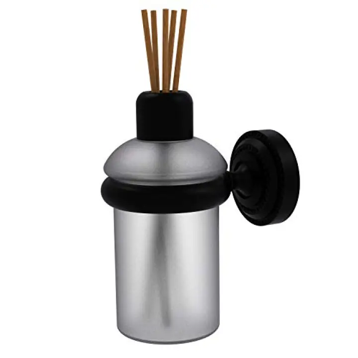 Allied Brass Dottingham Collection Wall Mounted Reed Fragrance Oil Diffuser, 5 Ounce Capacity, Matte Black