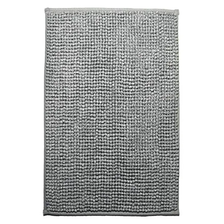 IKEA Supersoft Bath Shower Mat Rug Bathtub Bathroom Floor TOFTBO 16 x 24 (Gray-White Melange)