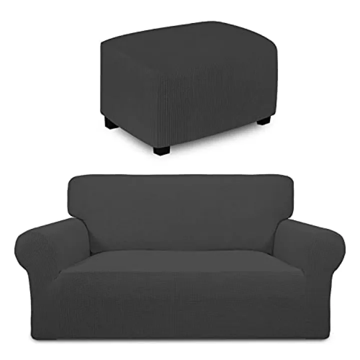 Easy-Going Ottoman L Bundles Loveseat slipcover