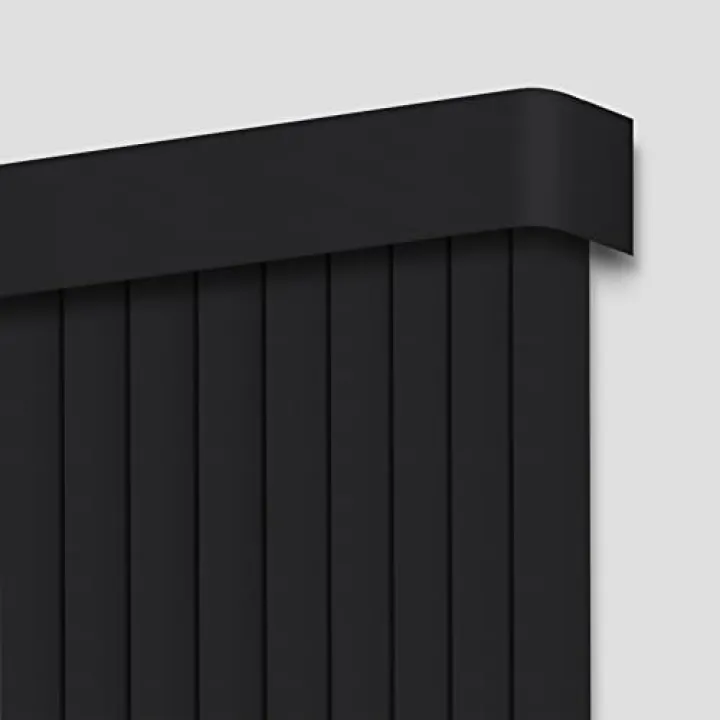 Cordless Vertical Blinds Window Blind, Light Filtering Black Fabric Vertical Blind, Energy Saving UV Protection Noice Reduce Vertical Blinds for Sliding Glass Doors, Patio Doors
