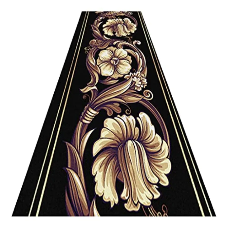 Long Hallway Runner Rug Washable Low Pile Floor Carpet Non-Slip Indoor Area Runner Rugs for Door Mat Laundry Room Entryway Kitchen Living Room ( Size : 120x250cm )
