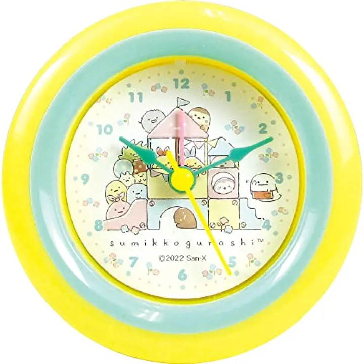 Tees Factory Sumikko Gurashi SG-5520356MA Round Alarm Clock, Minikko and Play