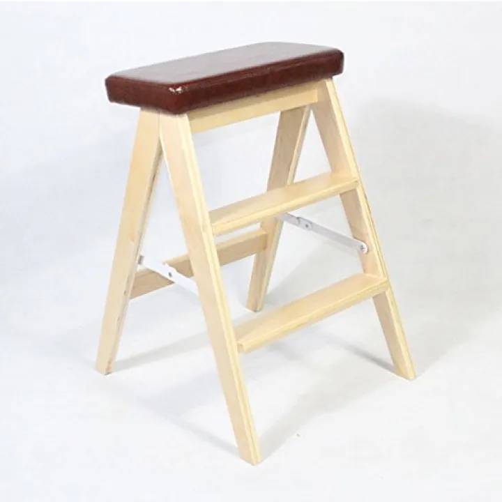 LUNEZY Sedia Pieghevole Sgabello Pieghevole creatività personalità Multifunzione Salire La Scala Sgabello Usato per Soggiorno Cucina Famiglia (Color : B, Size : 39 * 20 * 59cm)