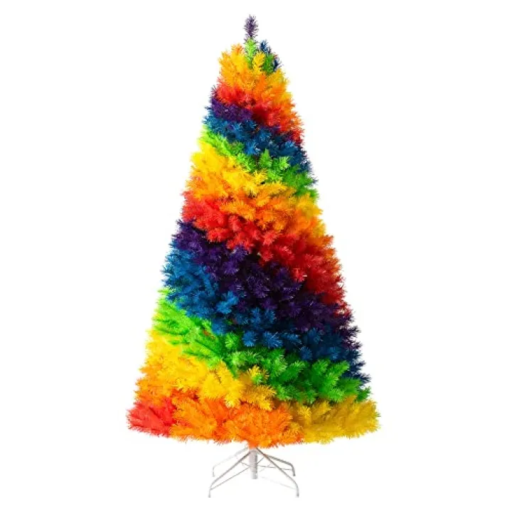 Treetopia The Original Rainbow Artificial Christmas Tree 7ft Unlit