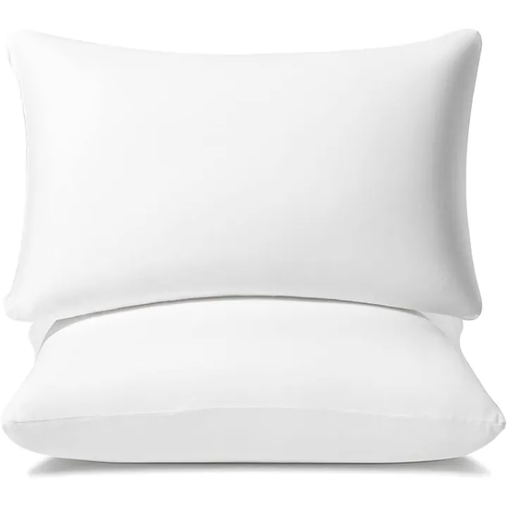 AM AEROMAX 12 × 20 Pillow Insert (Pack of 2) Memory Foam Lumbar Support Throw Pillow Sham Rectangular for Decorative Cushion Bed Couch Sofa Without Deform After Longtime Use