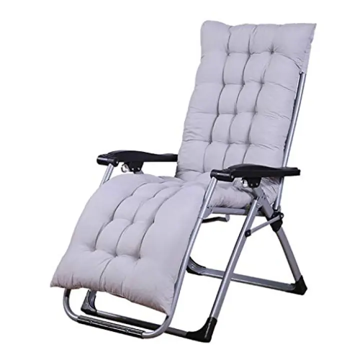 Lettini prendisole Relaxer Sedie reclinabili Sedie a gravità zero Sedie a sdraio Lettino prendisole Sedia da giardino reclinabile super-larga pieghevole con cuscini per patio esterno