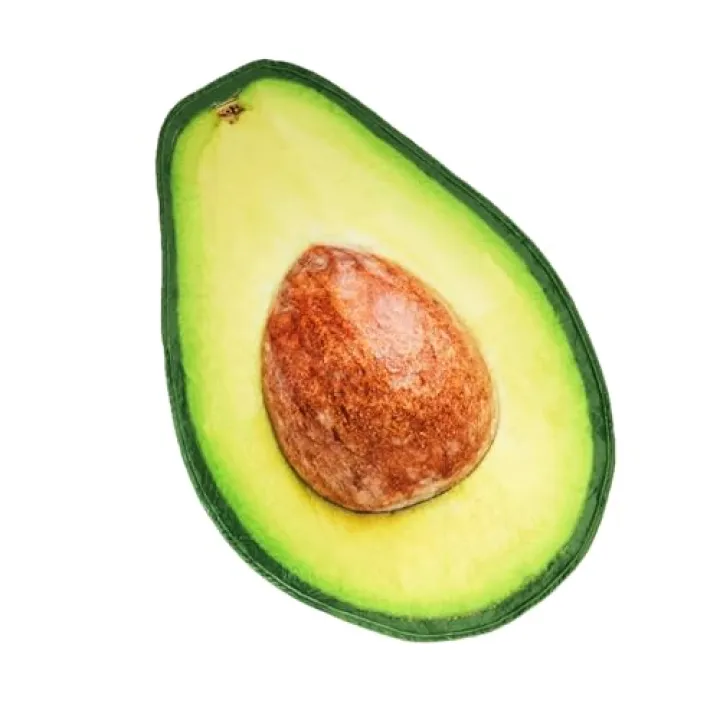 Excervent Realistic Fruit Acocado Blanket for Adults and Kids, 290 GSM Funny Realistic Food Blanket, Novelty Super Soft Flannel Throw Blankets, 60 inch
