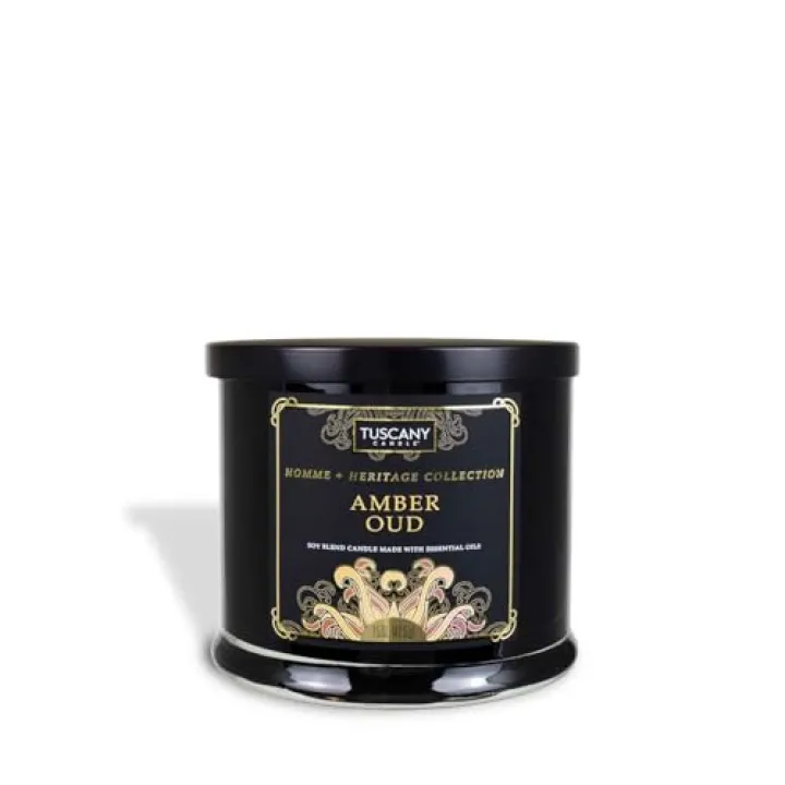 Tuscany Candle Amber Oud Scented Jar Candle, 15 oz – Homme + Heritage Collection