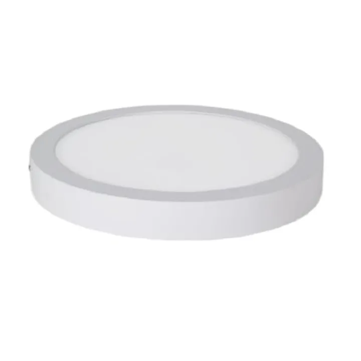 NOAMED Fengyan Home Bulbs 4pcs/lot AC85-265V High PF No-Strobe Panel Light 6w/12w/20w/25w/30w Concealed Panel Light Household Lamp (Color : Warm White, Size : Round 170mm 12w)