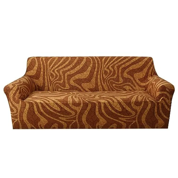 HUHJYUGE Sofa Cover for Dogs, Stretch Soft Couch Cover for Dogs - Washable Sofa Slipcover, Sofa Cover for Dogs Non Slip, Stretch Sofa Slipcover 1 Piece Sofa Cover (H 3 Seater)