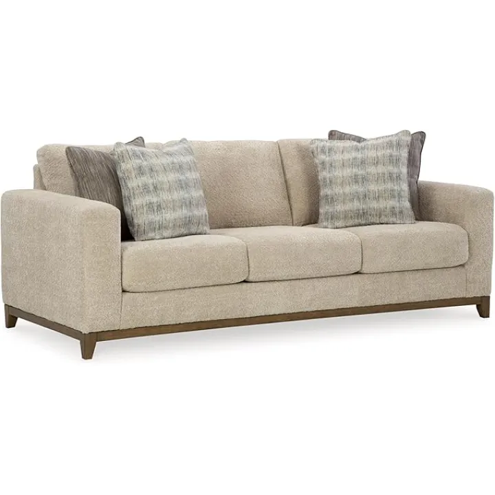 Signature Design by Ashley Parklynn Classic Sofa for Living Room, Beige