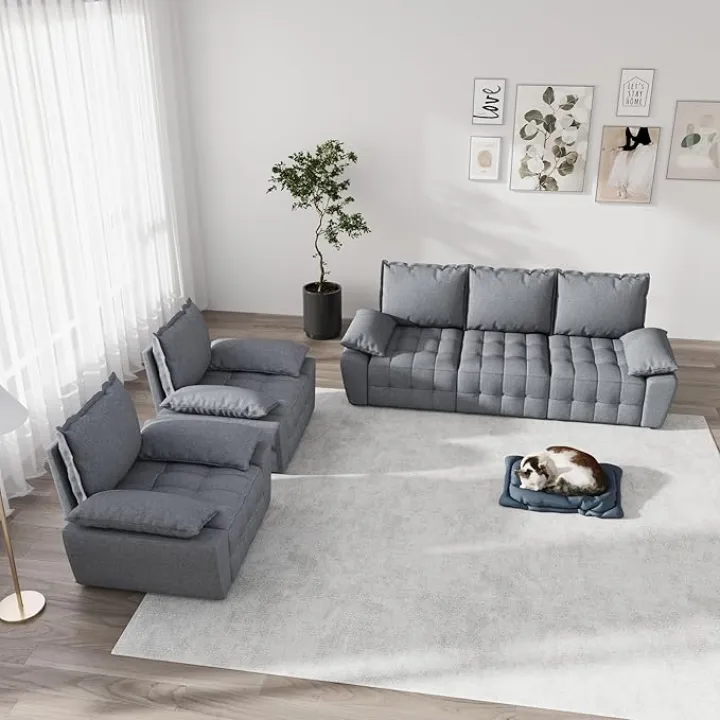 Sectional Couches for Living Room,Modular Sectional Sofa,L Shaped Couch,Sofa with Chaise,Modular Sofa for Bedroom