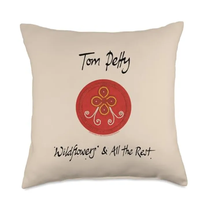 Tom Petty Wildflowers And All The Rest Throw Pillow