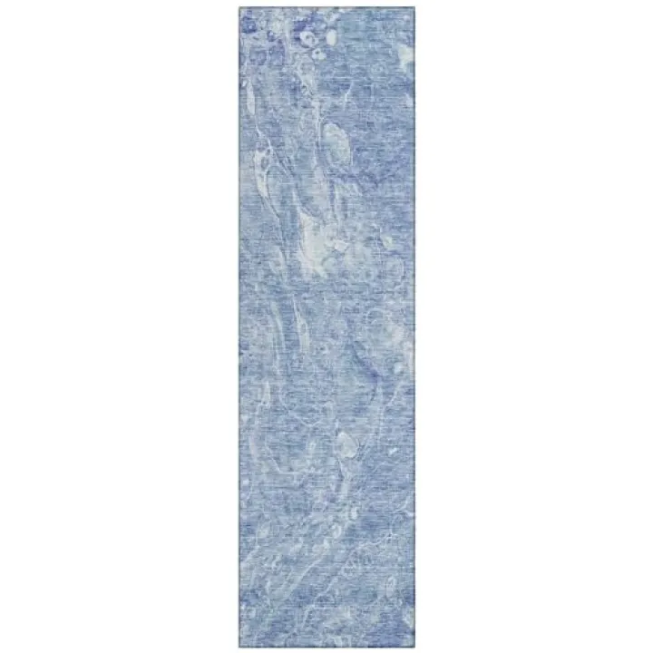 Addison Rugs Chantille ACN670 Sky 2'3" x 7'6" Indoor Outdoor Hallway Runner Rug, Easy Clean, Machine Washable, Non Shedding, Kitchen Area Carpet for Bathroom, Patio, Laundry and Bedroom Rug