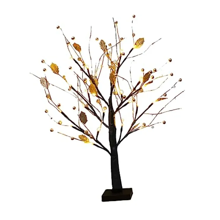 DOITOOL 1pc Fruit Tree Night Light Decorative Lamp for Home Party Warm Glow Led Decoration for Bedroom Canteen Christmas No Battery Required