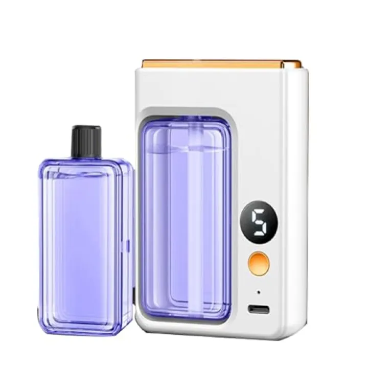 Automatic Aromatherapy Diffuser, Digital Display Version of Aroma Diffuser, Oil Diffuser Essential Oils, Air Freshening and Deodorizing Fragrance Machine, Bedroom Diffuser (Color : Lavender)