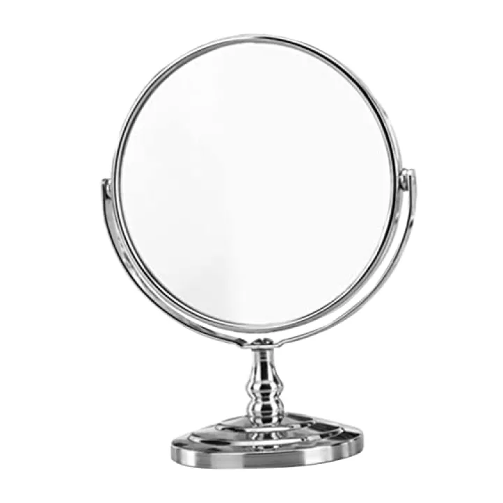DOITOOL Sturdy Swivel Makeup Mirror Magnification Stand-up Versatile for Tabletop Bathroom and