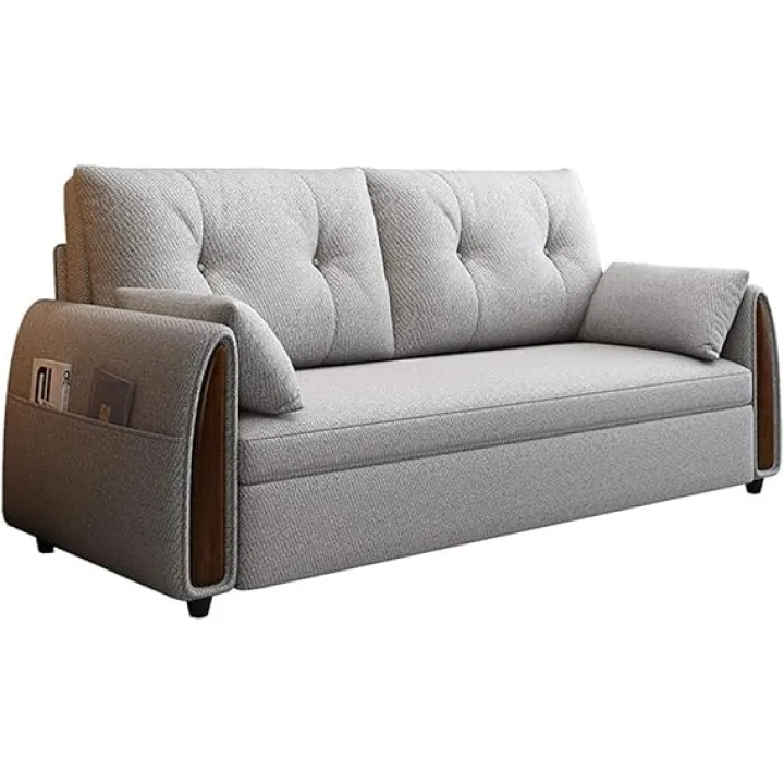 Sofa Bed, Small Room Apartment Folding Guest Bed, Comfortable Folding Sofa Bed, Folding Mattress for Sleeper with Arm Chair, Couch Beds for Bedrooms (Size : 59in) (70in)