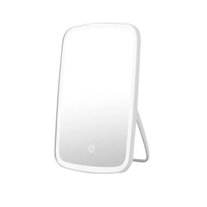 NOLITOY 1pc Led Lighted Makeup Mirror Brightness Compact Tabletop Design for Home Travel and Portable Vanity Mirror for Daily Makeup Application
