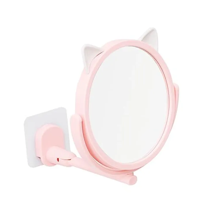 Angoily Bathroom Mirror Affirmation Wall Decor Foldable Compact Mirror Cute Wall-Mounted Makeup