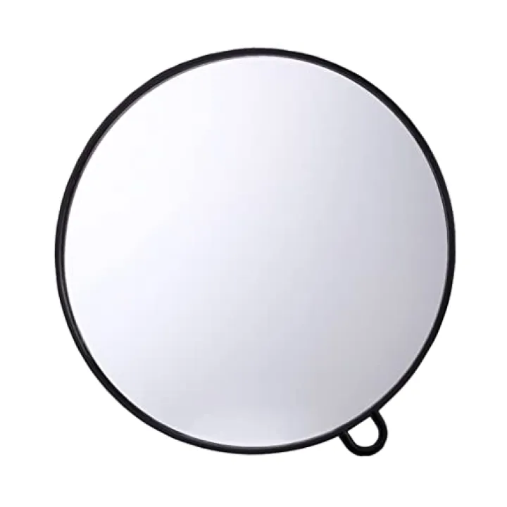 Zerodeko Round Wall Mirror Hanging Loop Modern Style Decorative Mirror for Bathroom