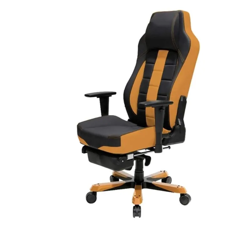 Office Chair Game Chair PU Leather Ergonomic Computer Chair 360-degree Rotating Adjustable Backrest Reclining Seat Brown