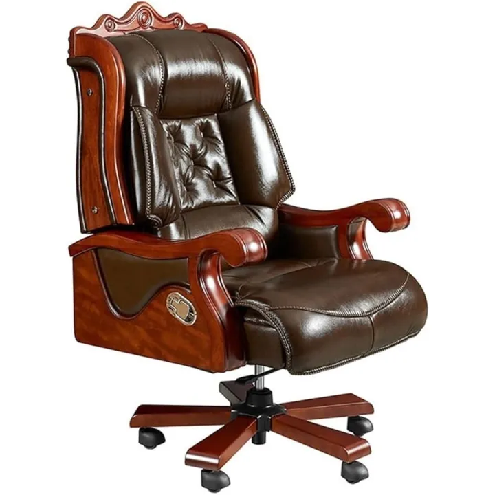 Executive Office Chairs Home Office Desk Chairs Ergonomic Computer Gaming Chair Study Stools Cowhide Recliner