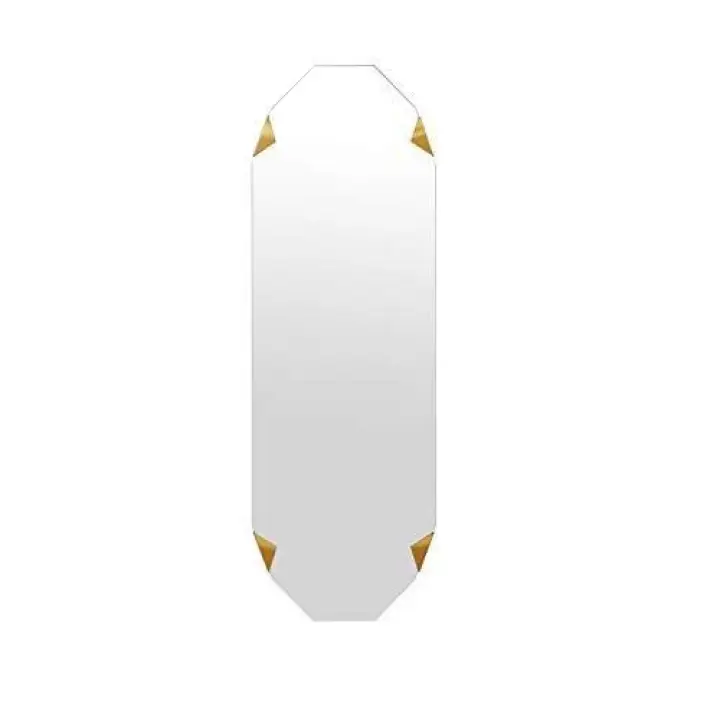 Makeup Mirror Dressing Mirror Full Body Landing Home Bedroom Wall Hanging Fitting Mirror Full Body Mirror Brass Without Border