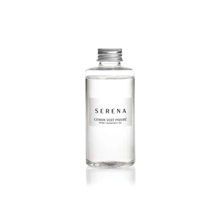 Zodax Citron VERT POIVRE Refill Serena Saint Barth Reed Diffuser White 4 oz