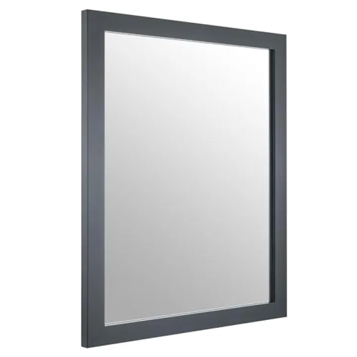 BOMINICA Rectangular Wall Mirror Framed Decorative Mirror 12” x 16” for Bathroom, Living Room, Vanity, Black
