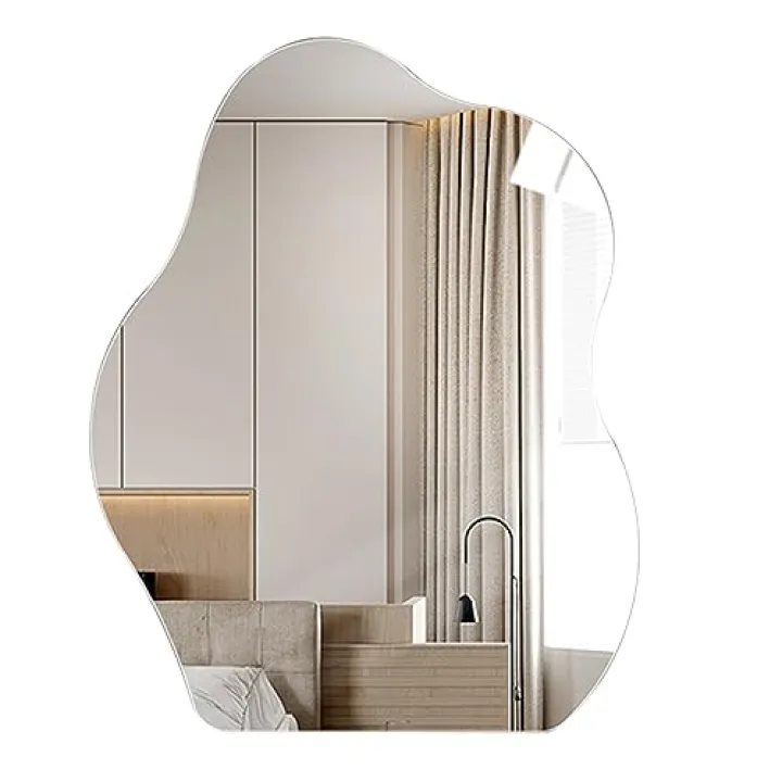 Mirrors Wall Mounted, Wall-mounted Cloud Mirror, Cosmetic Mirror, High-definition Explosion-proof, Durable, Dressing Table Net Red Wall-mounted Bathroom Mirror ( Size : 40*60cm(15.7*23.6in) )