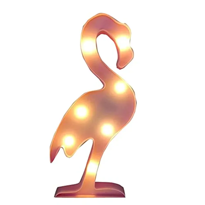 RYZGOJV LED Letter Lights Sign, Light Up Alphabet Letter Sign for Night Light for Home Party Wedding Decoration-Pink Phoenicopteridae