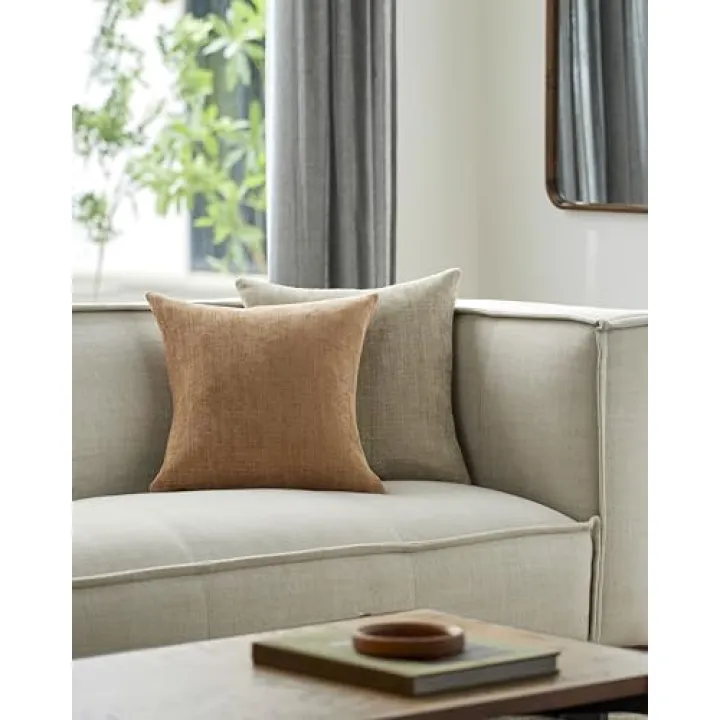 Livabliss Zunaira479540 Pillow, Square, Camel