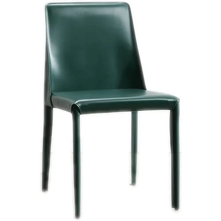 Home Work Chair Office Chair Ergonomics Office Chair Leather Back Desk Chair Comfortable Sponge Cushion Computer Chair for Home Dining Room Living Room Firm Seat Cushion (Dark Gree