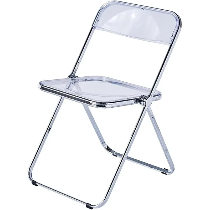 Acrylic, Transparent Chair, Suitable for Living Room, Dining Room, Exhibition Hall and Other Places, Clear