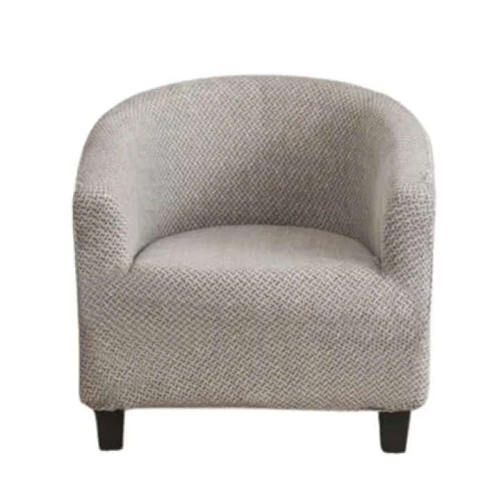 zyhfcfff-sd High Stretch Barrel Chair Cover Machine Washable Club Chair Slipcover Tub Chair Slipcover Armchair Slipcover for Bar Counter Living Room(Gray)