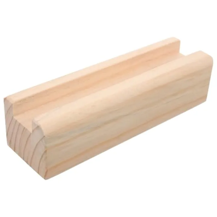 DOITOOL Full Length Mirror Stand Wooden Base Anti-Slip Floor Mirror Holder Support Frame 11.8 Inch Stable Display Stand for Home Decoration