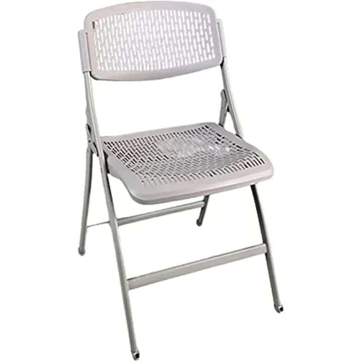 Sedia Pieghevole in plastica con Schienale, Sgabello per casa, Semplice, Traspirante, Vuota, per Ufficio, Sala conferenze, Sedia Pieghevole