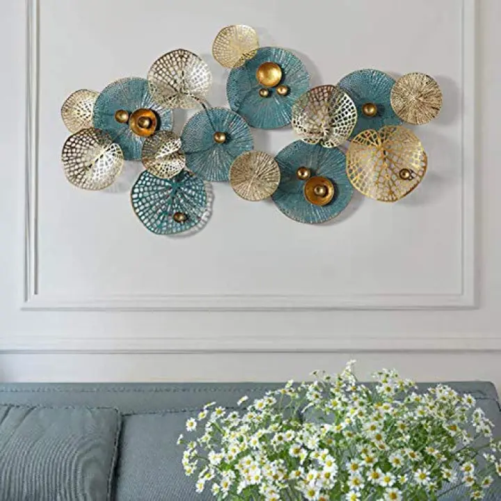 Creative Metal Wall Decoration, Modern 3D Living Room Background Wall Decoration Decorative Mural Wall Decorations Wall Sculptures Home Decor Wall Decoration Wall Decoration