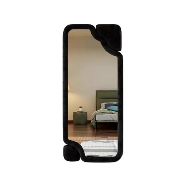 ZDMEI Full-Length Mirror, Standing Mirror, Irregular Floor Mirror，Suitable for Living Room, Bedroom, Cloakroom, Corridor, Clothing Store(170x60cm)