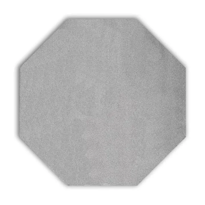 Autotech Park Precut Matte Black Octagon Window Film Shade, Self Adhesive Static Cling, 22 inches Diameter