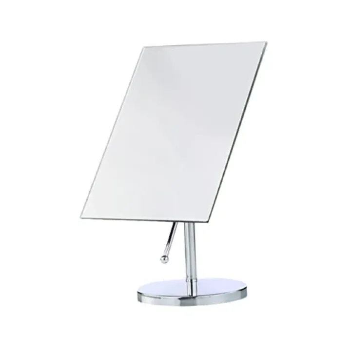 Baluue Led Lights Magnifying Vanity Mirror Swivel Desktop Tabletop Cosmetics Mirror for Makeup Modern Style Metal Stand