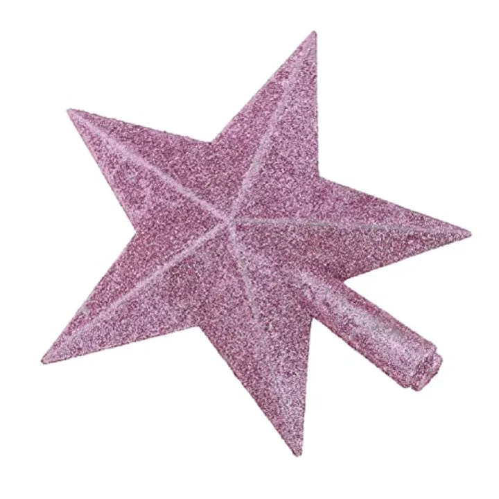 Levemolo 15cm Star Toer Christmas Tree Topper Glittering Christmas Decorations Tree Star Ornament