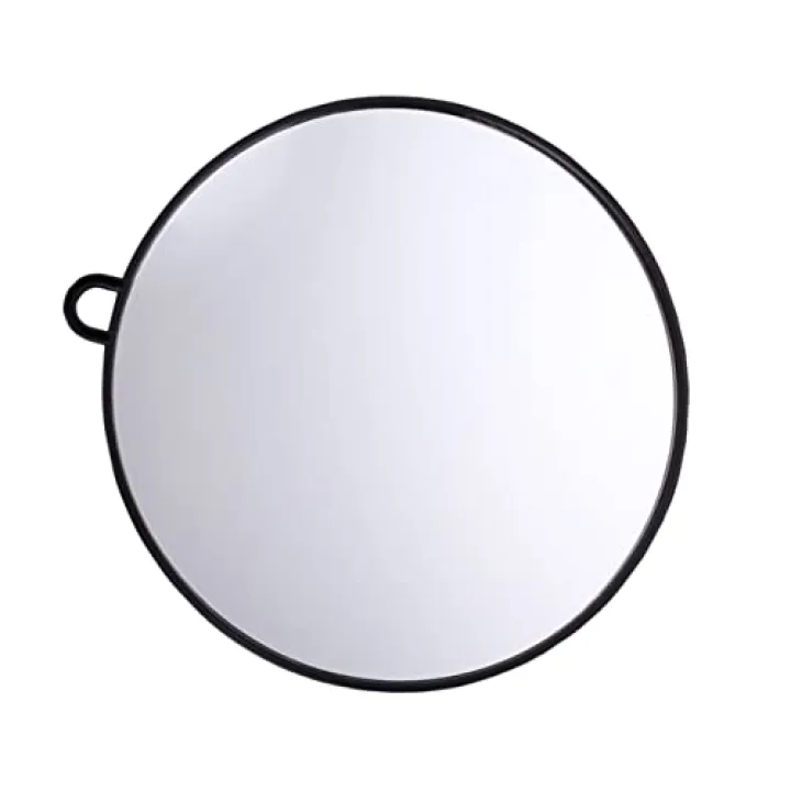 CORHAD Stylish Round Bathroom Mirror Modern Hanging Mirror Loop for Living Room Round
