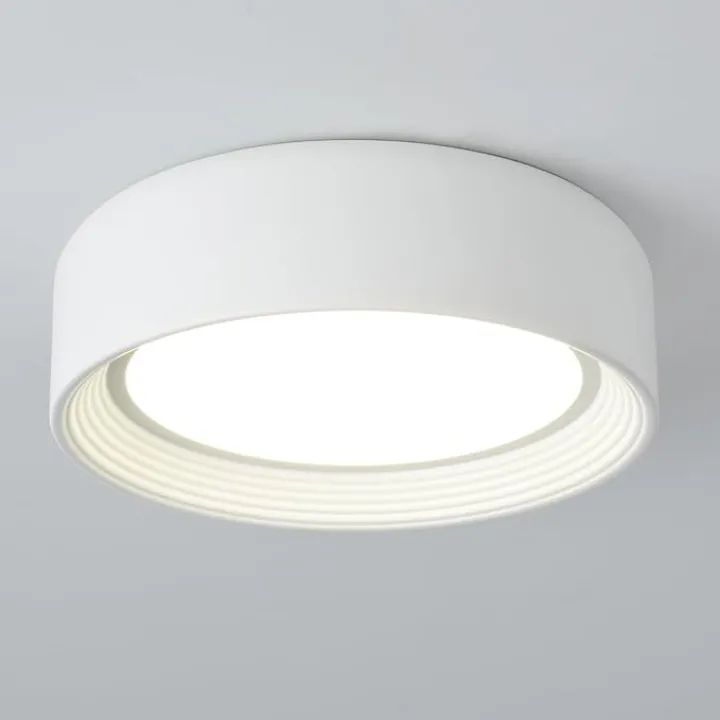 Dimmable Flush Mount Ceiling Light White,24W LED Ceiling Light Fixture,3000K-6500K 5CCT Adjustable Ceiling Lighting,11.81 in Modern Light Fixtures Mount for Laundry Room Hallway