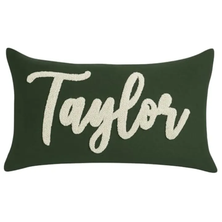 mia'spillow lab Custom Embroidered Pillow Personalized Gift, Home Decor, Boyfriend Gift Idea, Birthday Gift for Him, Custom Throw Pillow