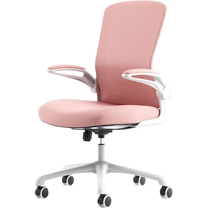 Swivel Chair Office Chair,360°Free Swivel Fabric Mesh Chair,Home Computer Chair with Adjustable Armrest and Lumbar Supportever