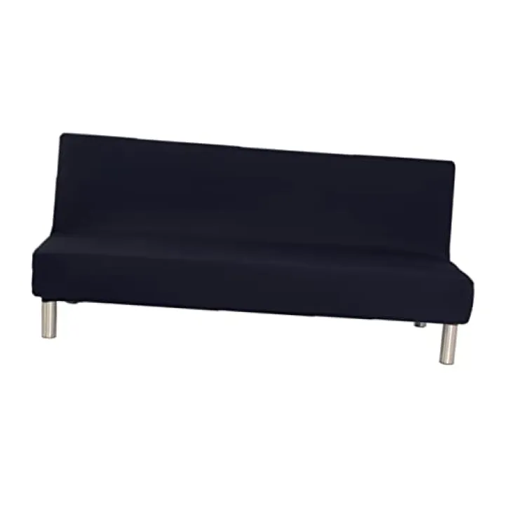 BESTOYARD Stretchy Sofa Slipcover Solid Color Full Coverage Anti-Slip Furniture Protector Large for Pets and Easy to Clean Black